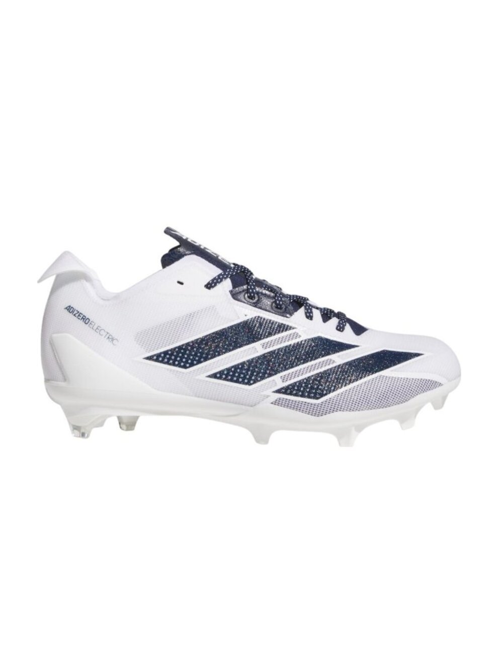 adidas Adizero Electric Mens Football Cleats White Navy Blue IE6290 NEW